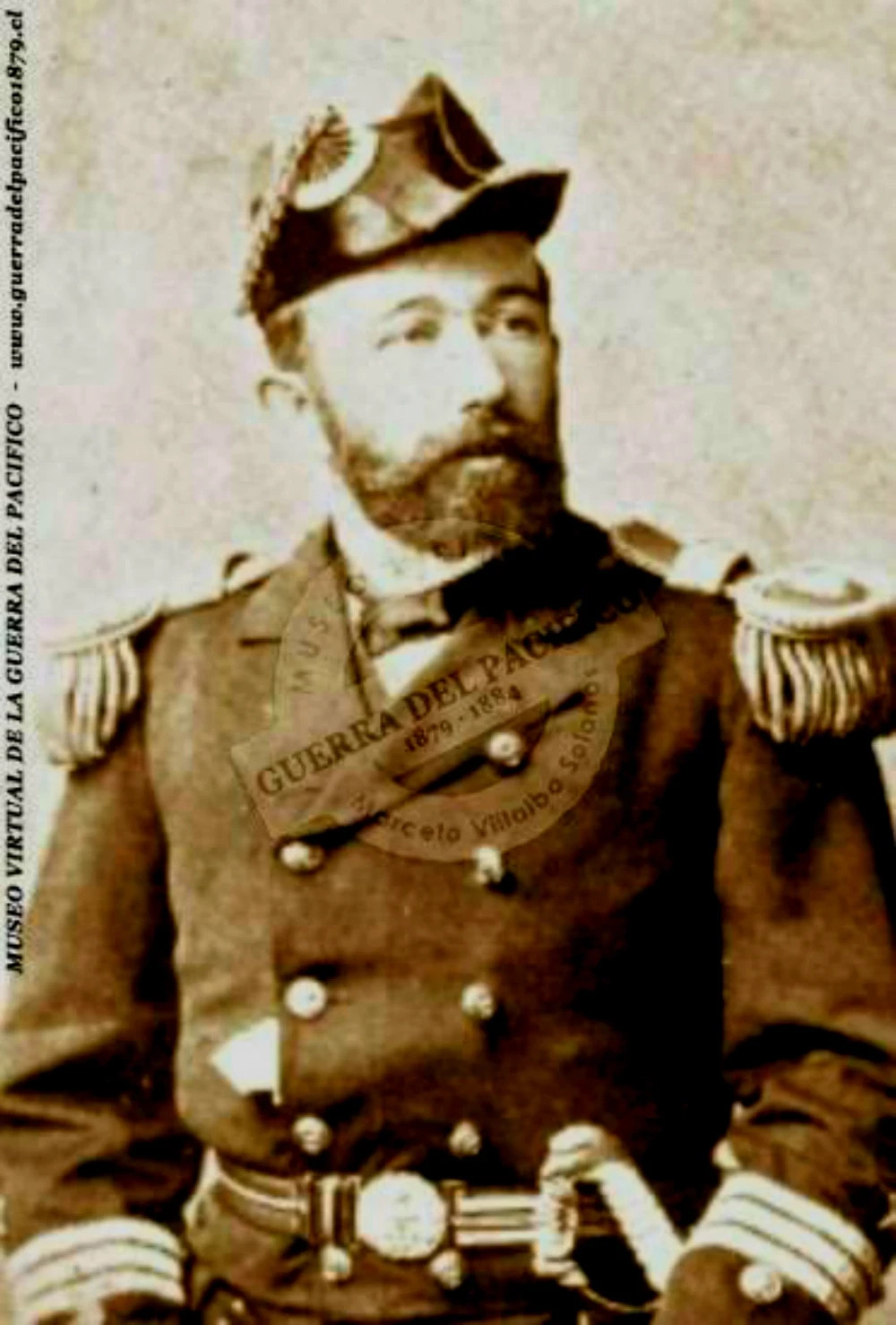 Capitán de Corbeta José M. Santa Cruz.